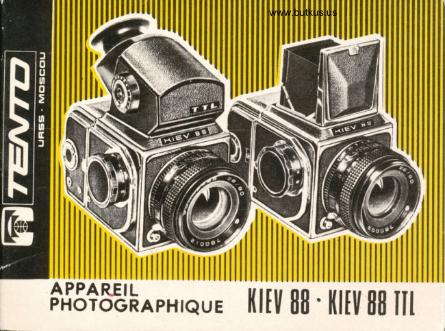 Kiev 88 / 88TTL manual cover
