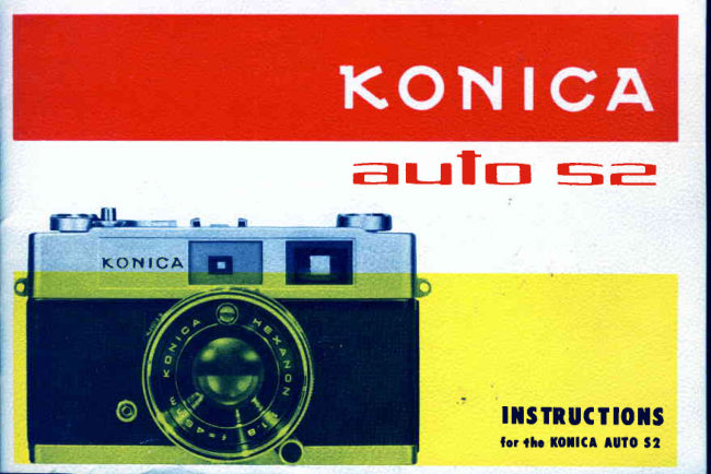 Konica Auto S2 manual cover