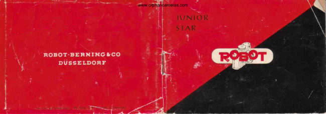 Robot Junior Star manual cover