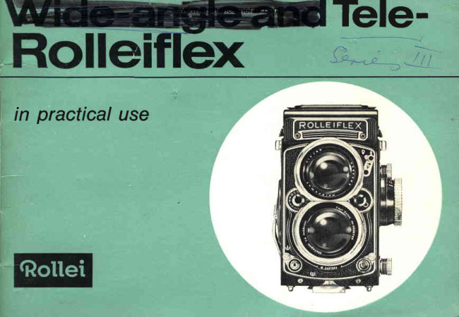 Rolleiflex Tele manual cover