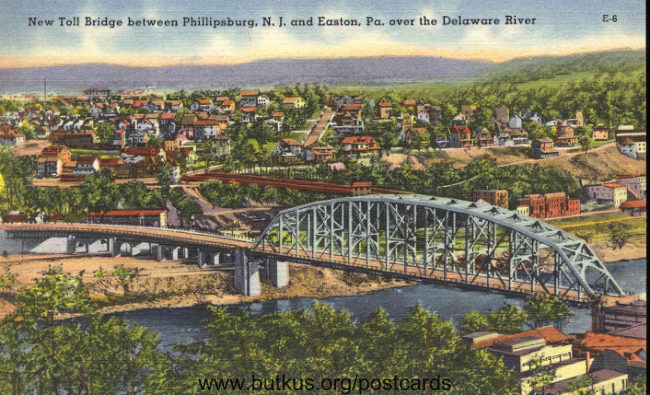 Easton - Phillipsburg toll bridge - 1940s manual cover