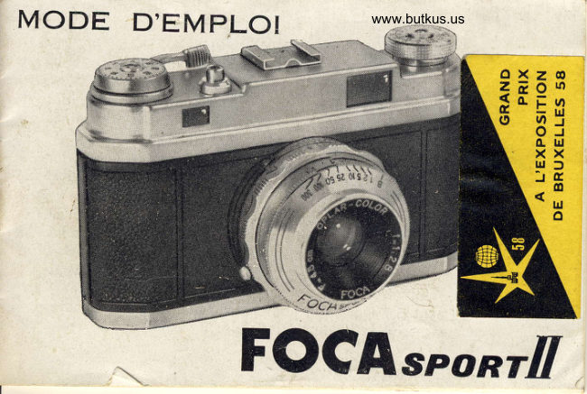 FOCA Sport II manual cover
