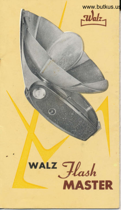WALZ Flash Master manual cover