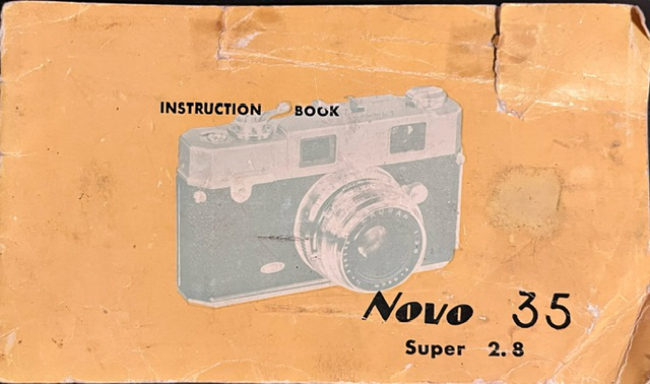 Novo 35 manual cover