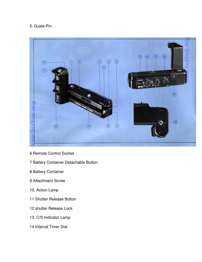 Chinon PW-600 / PW-610 manual cover