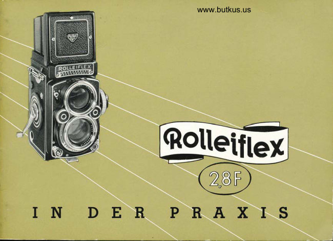 Rolleiflex 2.8F In Der Praxis manual cover