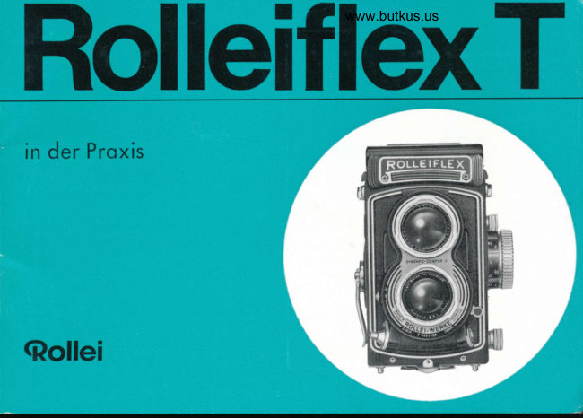 ROLLEIFLEX T IN DER PRAXIS manual cover