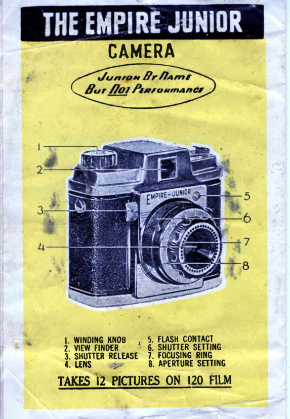EMPIRE Camera BOOKLET manual cover