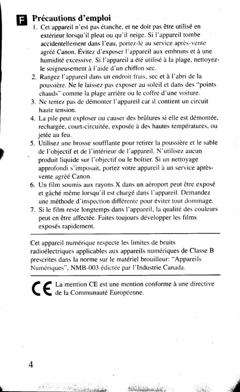 Canon Elph 10 Ixus AF S manual cover