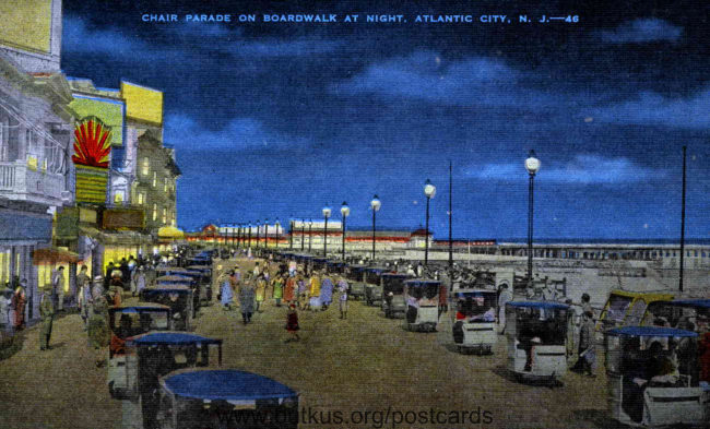 Atlantic City Chair Parade at night - 1946? manual cover