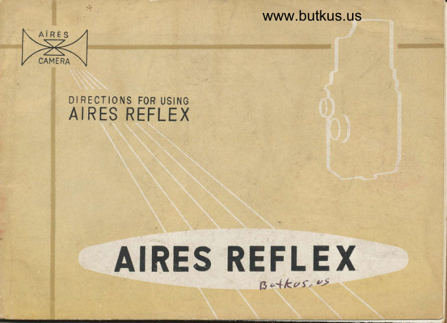 AIRES REFLEX manual cover