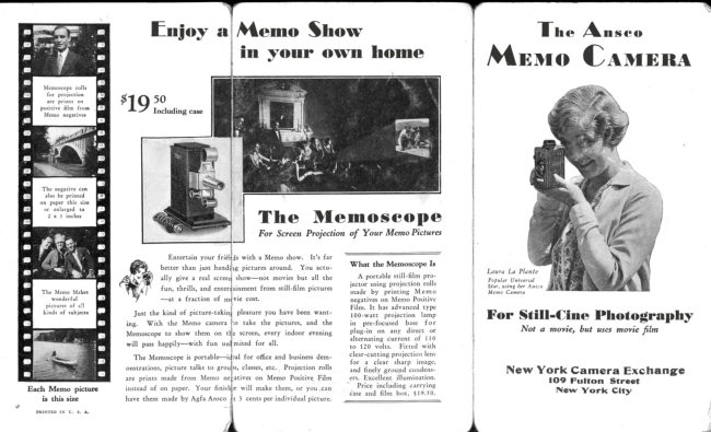 Ansco BOOKLET manual cover