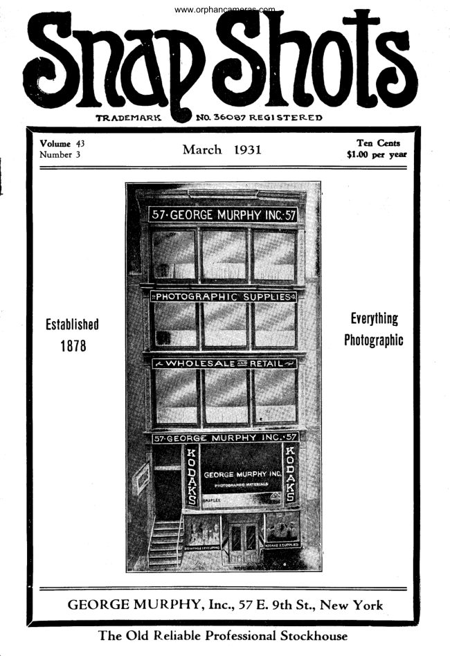 March 1931 manual cover