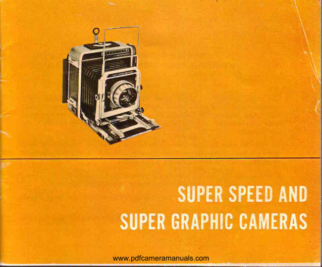 Graflex Graphic Super Speed manual cover