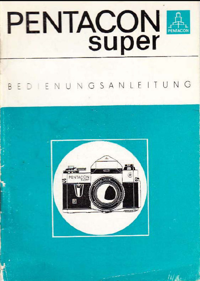 Pentacon Super manual cover