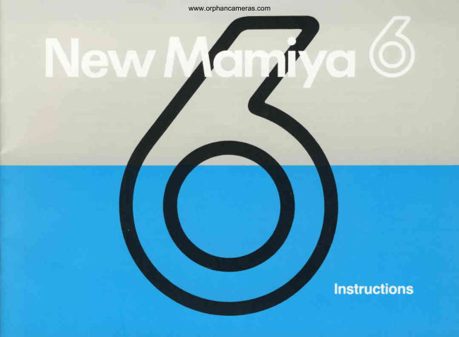 Mamiya 6 rangefinder manual cover