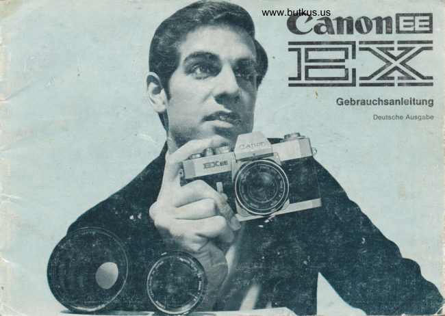 CANON EX EE manual cover