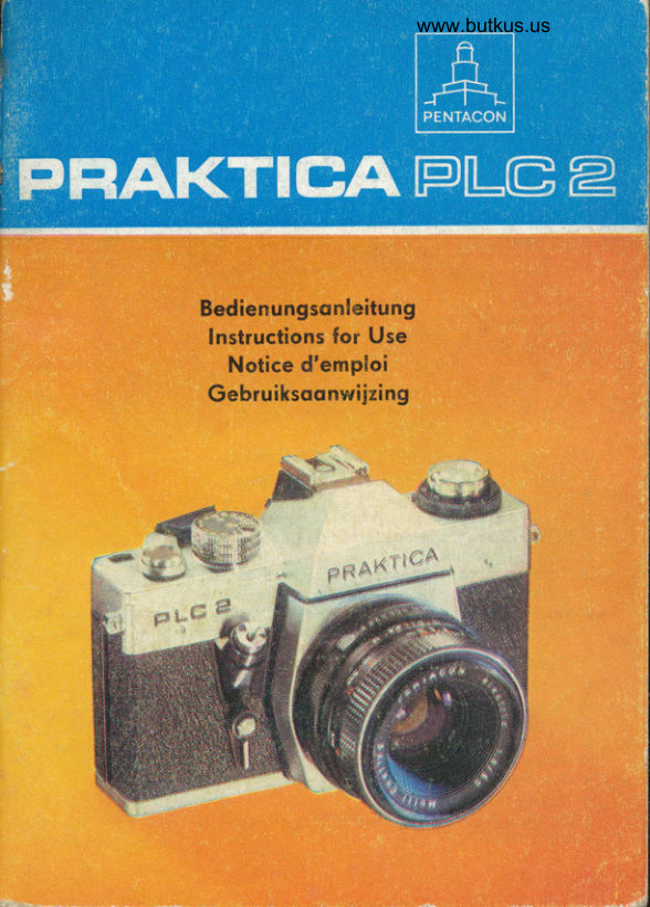 Praktica Plc 2 manual cover