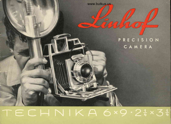 Linhof Technika 6X9 manual cover
