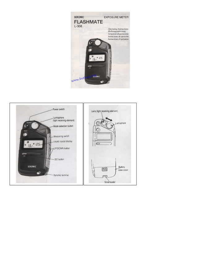 Sekonic Flashmate manual cover