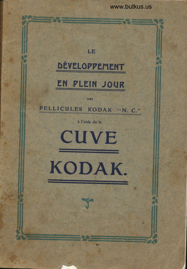 Kodak Cuve manual cover