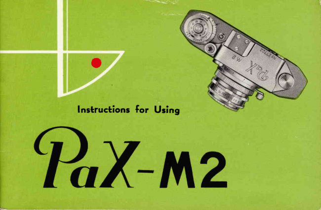 PAX - M2 manual cover