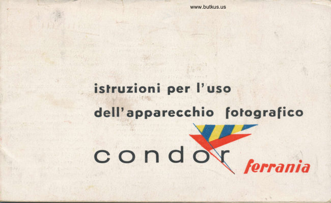 Ferrania Condor color manual cover