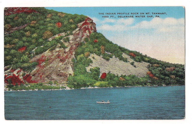 Indian Profile Rock Tammany Mt. Delaware Water Gap manual cover
