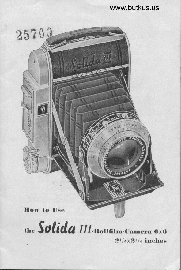Solida III manual cover