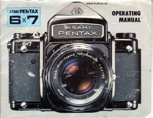 Pentax 6x7 manual cover