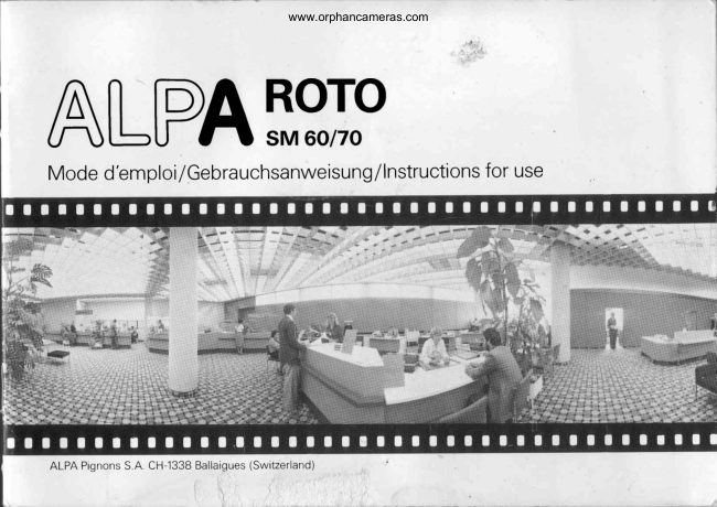 Alpa Roto manual cover