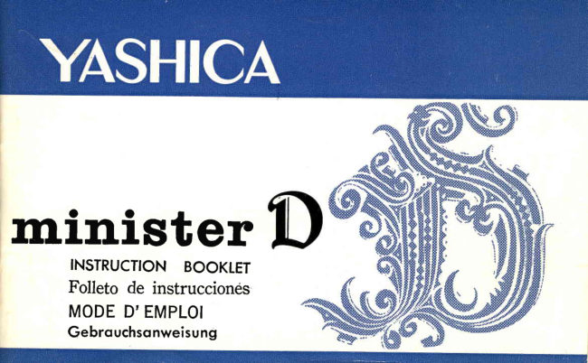 Yashica Minster D Non manual cover