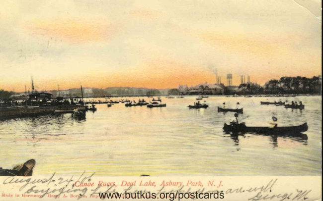 Asbury Park - Deal Lake - 1906 manual cover
