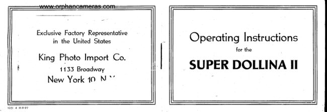 Super Dollina II manual cover