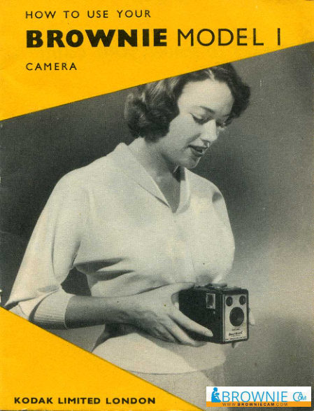 Kodak Six-20 Brownie Model I camera manual cover