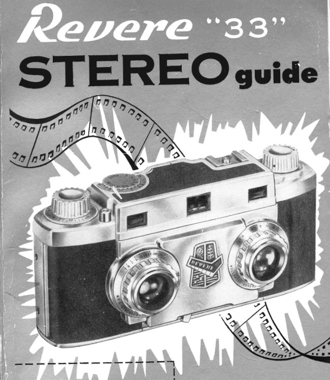 Revere 33 Stereo Guide manual cover