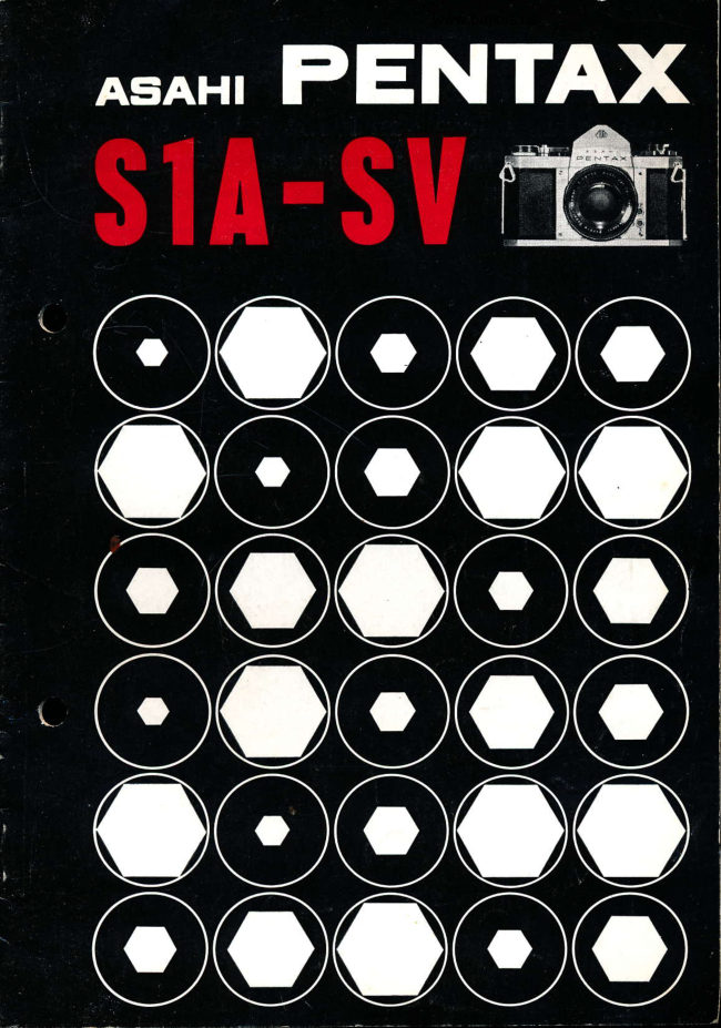 Pentax S1A - SV Gebruiksaanwijzing manual cover