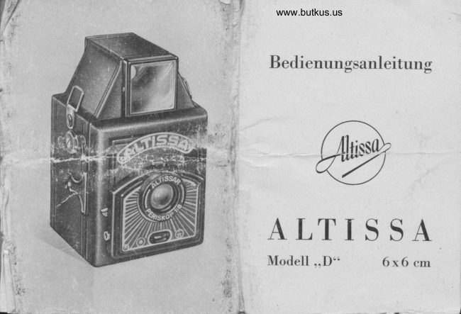 ALTISSA manual cover