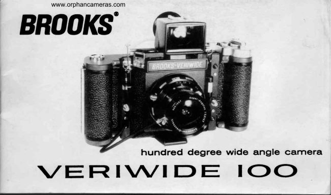 Brooks Veriwide 100 manual cover