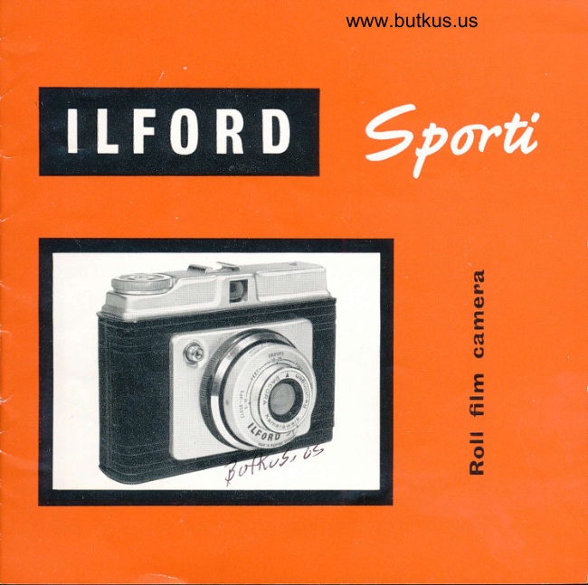 Ilford Sporti manual cover
