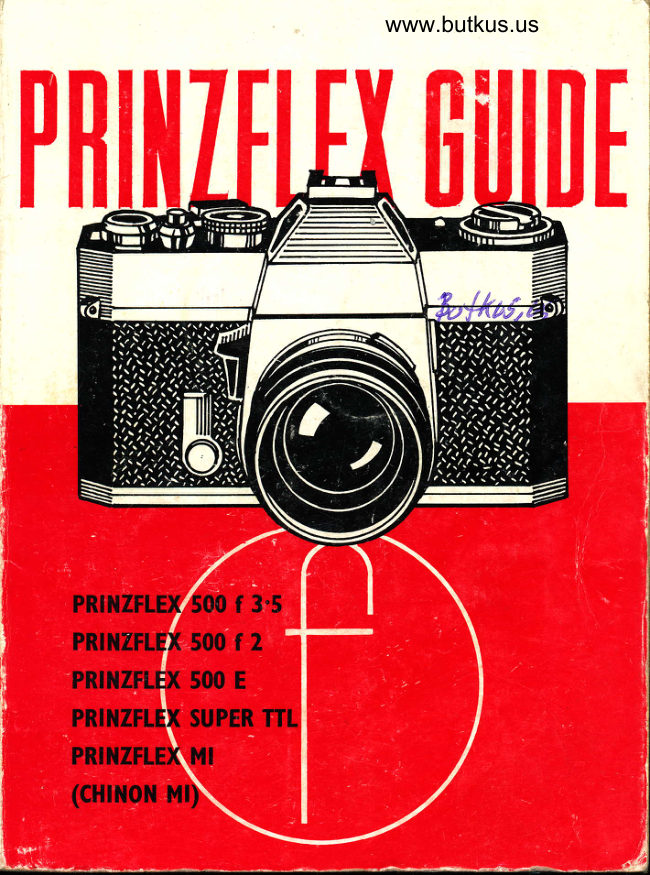 Pritzflex cameras manual cover