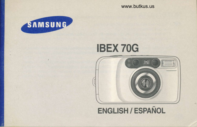 Samsung IBEX 70G manual cover