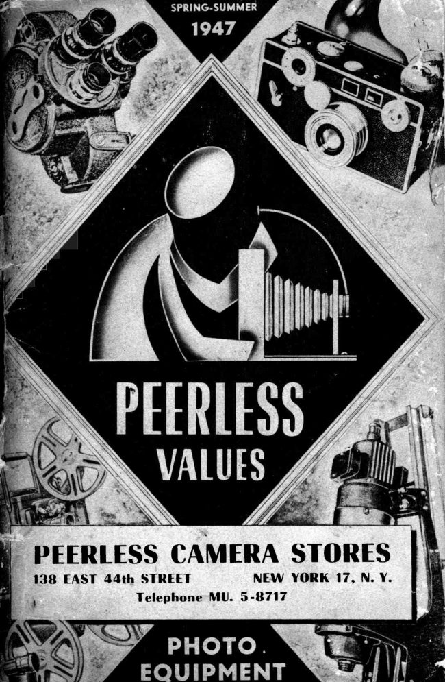 1947 PEERLESS CAMERA PT. 1 manual cover