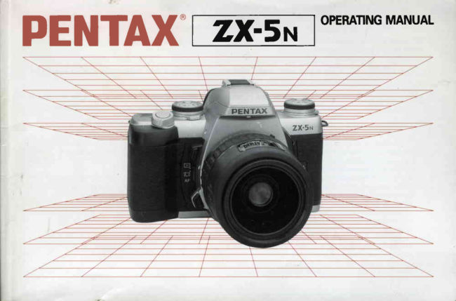 Pentax ZX-5n manual cover