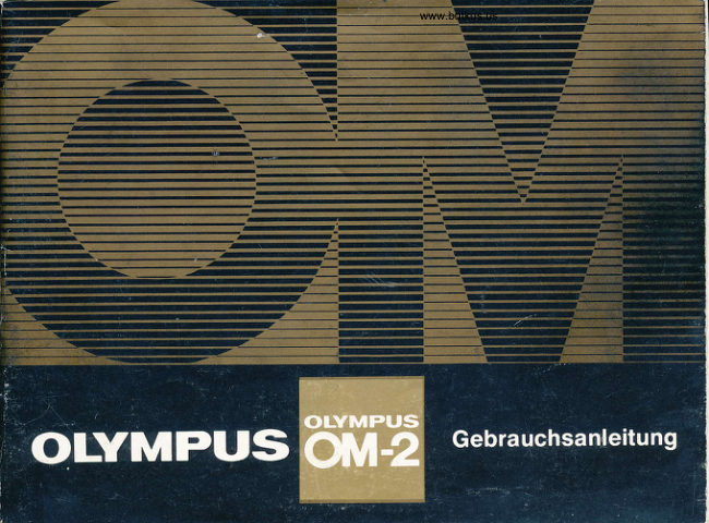Olympus OM-2 manual cover