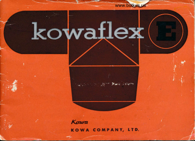 Kowaflex E manual cover