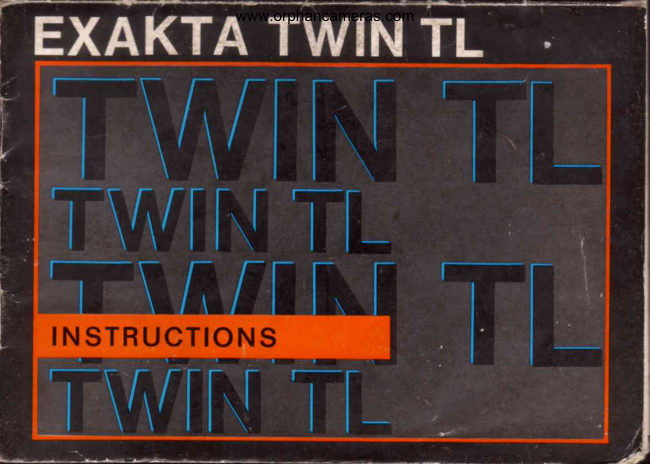Exakta Twin TL manual cover