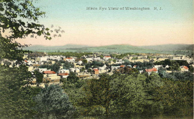 Washington, NJ - Birds Eye View 1930's ? manual cover