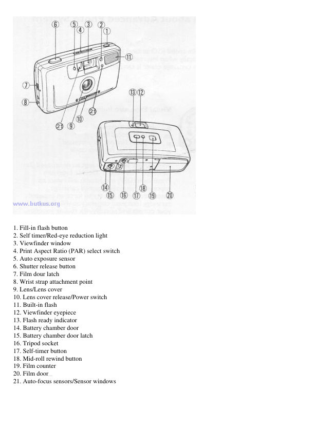 Chinon AP600s / 300s manual cover