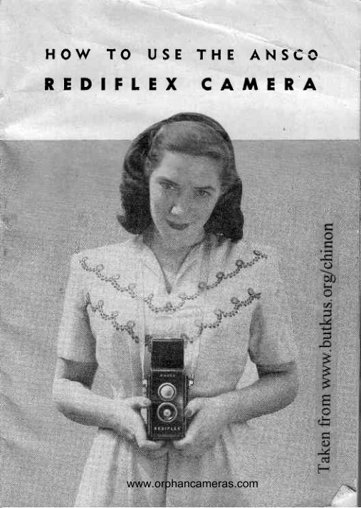 Ansco Rediflex manual cover